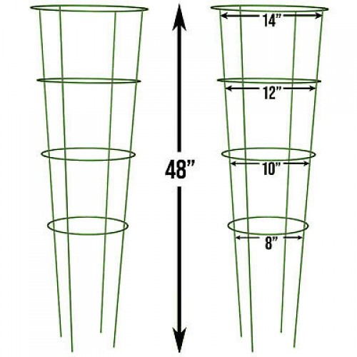 4 Ring Plant Support Trellis Cage 